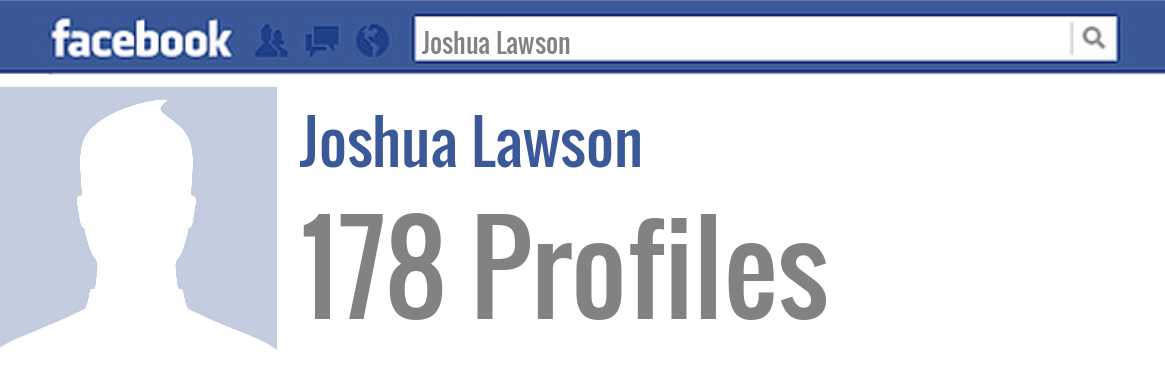 Joshua Lawson facebook profiles