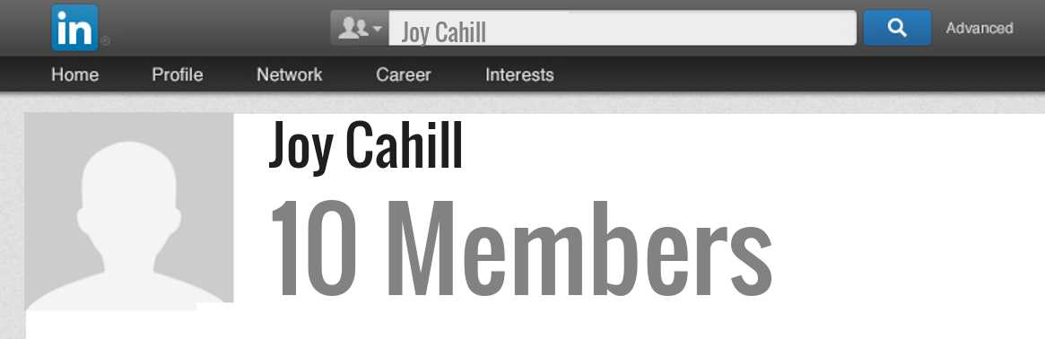 Joy Cahill linkedin profile