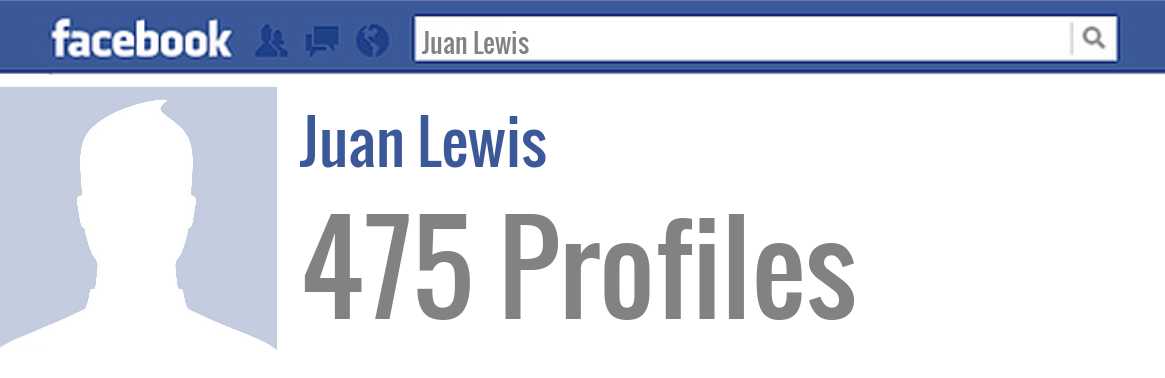 Juan Lewis facebook profiles