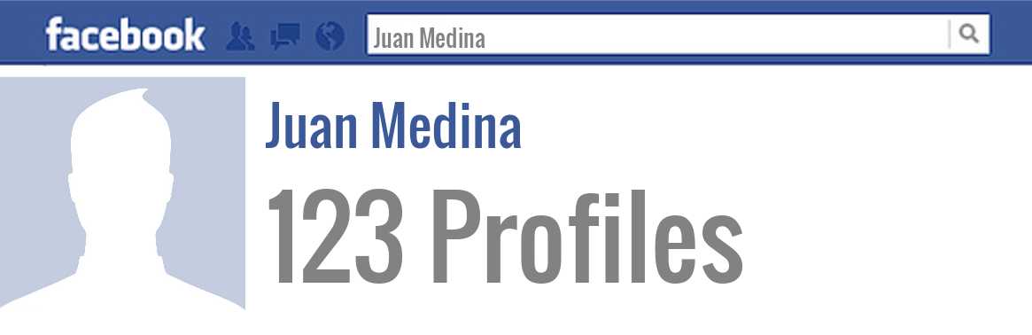 Juan Medina facebook profiles