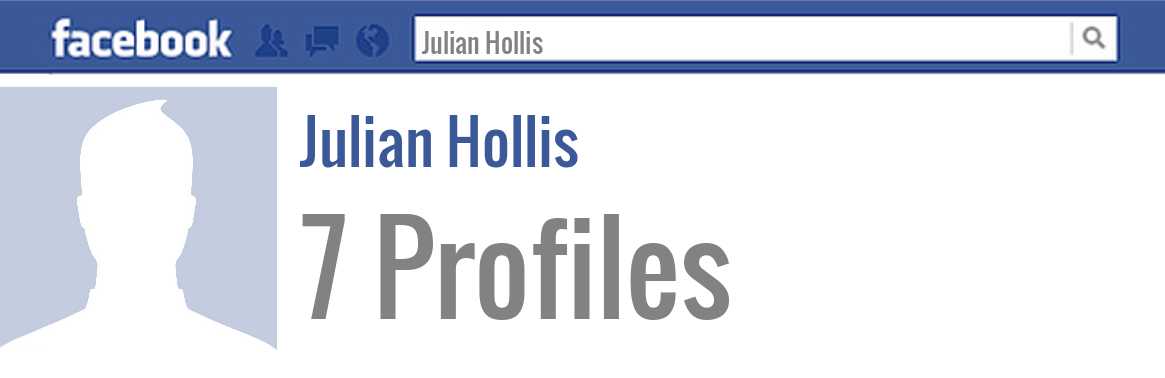 Julian Hollis facebook profiles