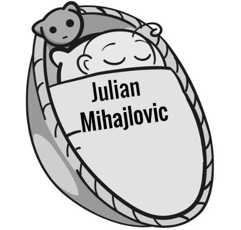 Julian Mihajlovic sleeping baby