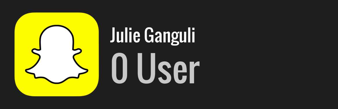 Julie Ganguli snapchat