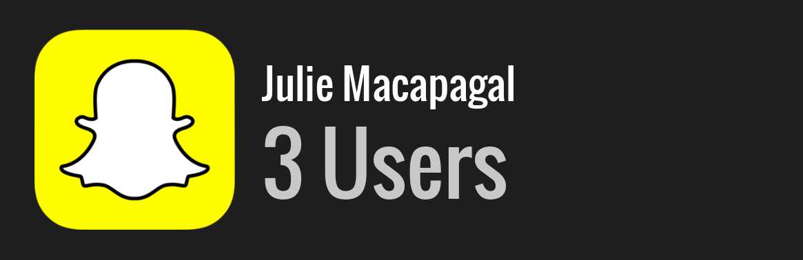 Julie Macapagal snapchat