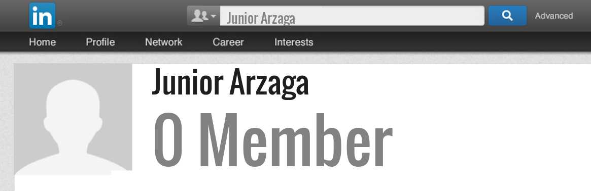 Junior Arzaga linkedin profile