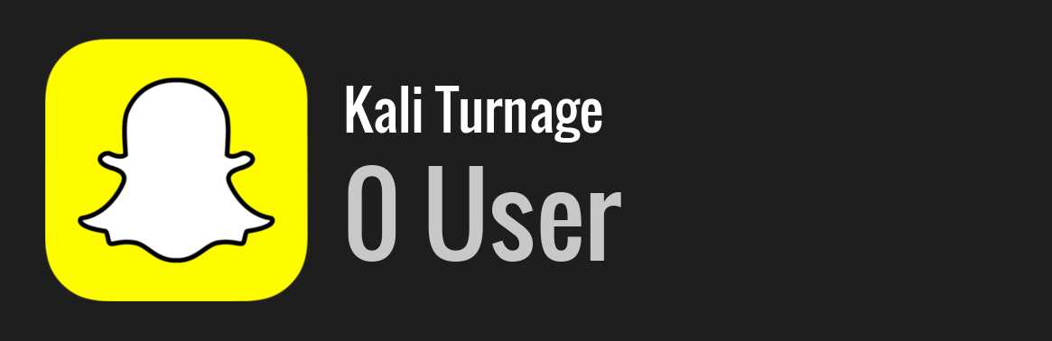 Kali Turnage snapchat