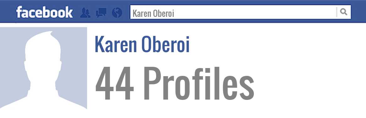 Karen Oberoi facebook profiles