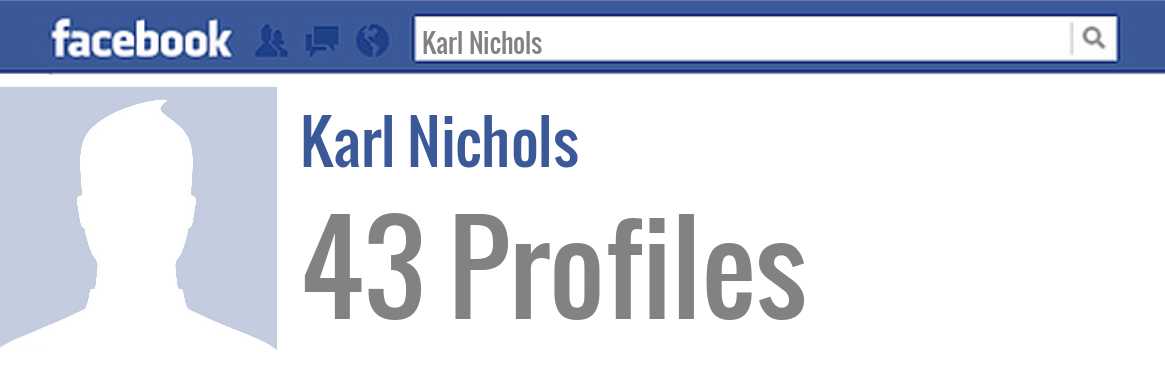 Karl Nichols facebook profiles