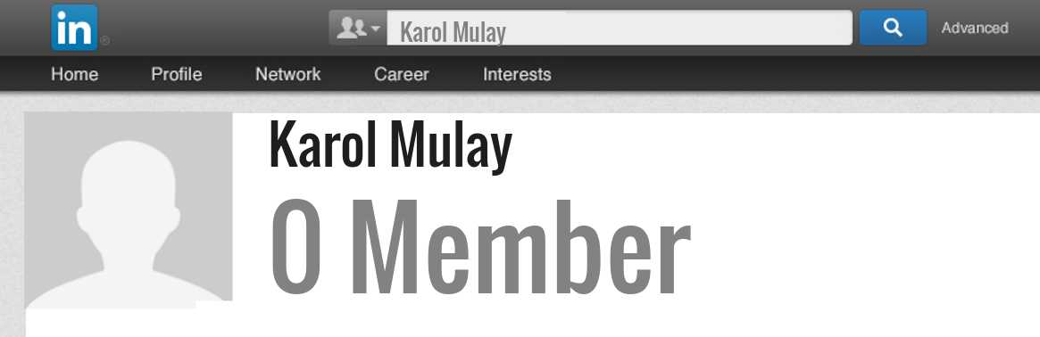 Karol Mulay linkedin profile