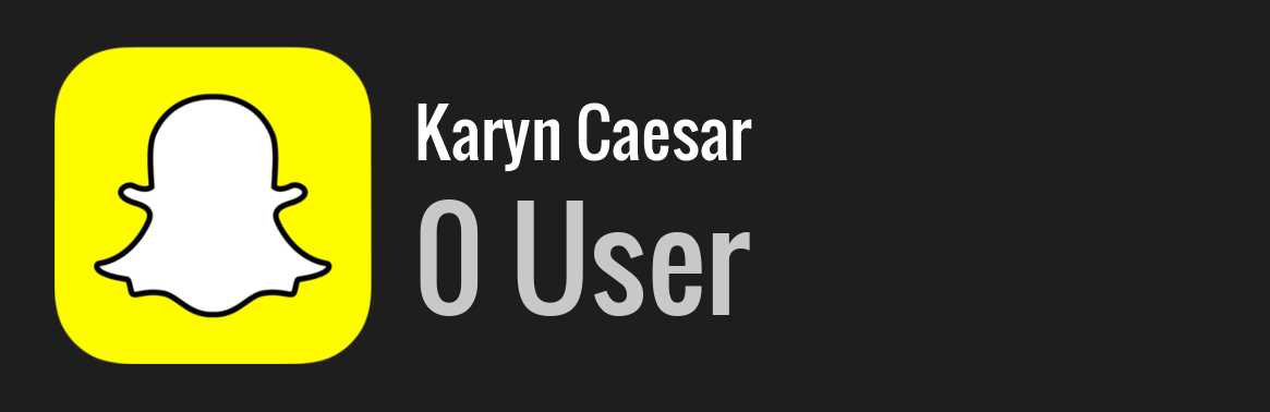 Karyn Caesar snapchat