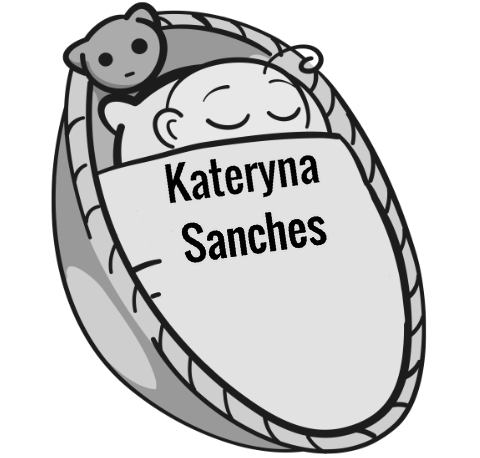 Kateryna Sanches sleeping baby