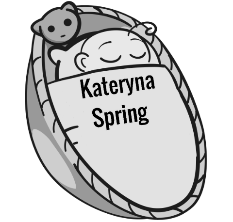 Kateryna Spring sleeping baby