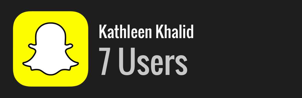 Kathleen Khalid snapchat