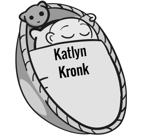 Katlyn Kronk sleeping baby