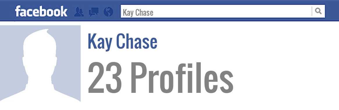 Kay Chase facebook profiles