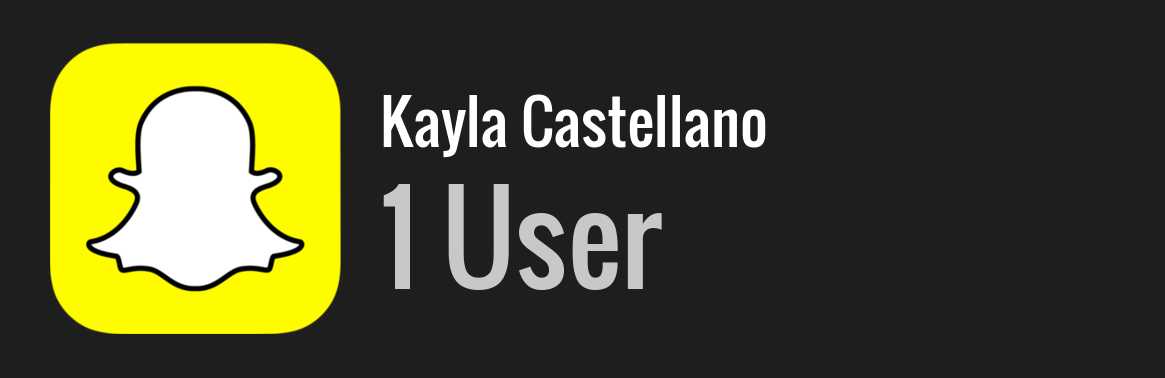 Kayla Castellano snapchat