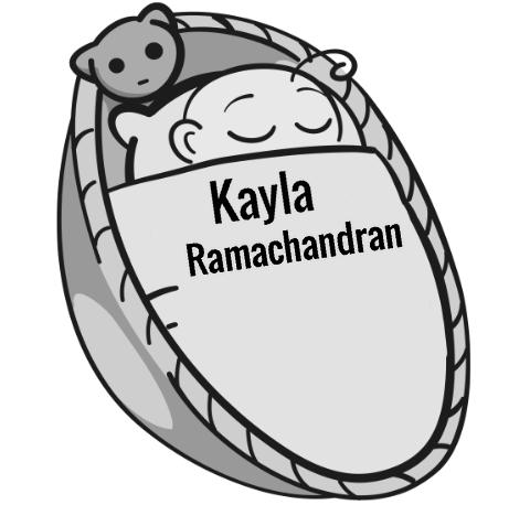 Kayla Ramachandran sleeping baby