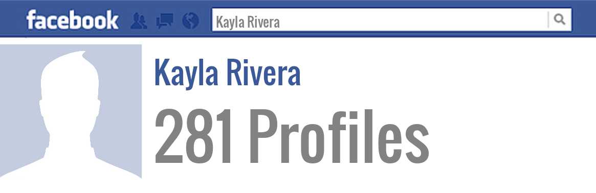 Kayla Rivera facebook profiles