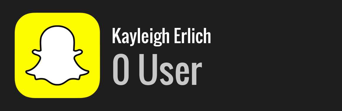 Kayleigh Erlich snapchat