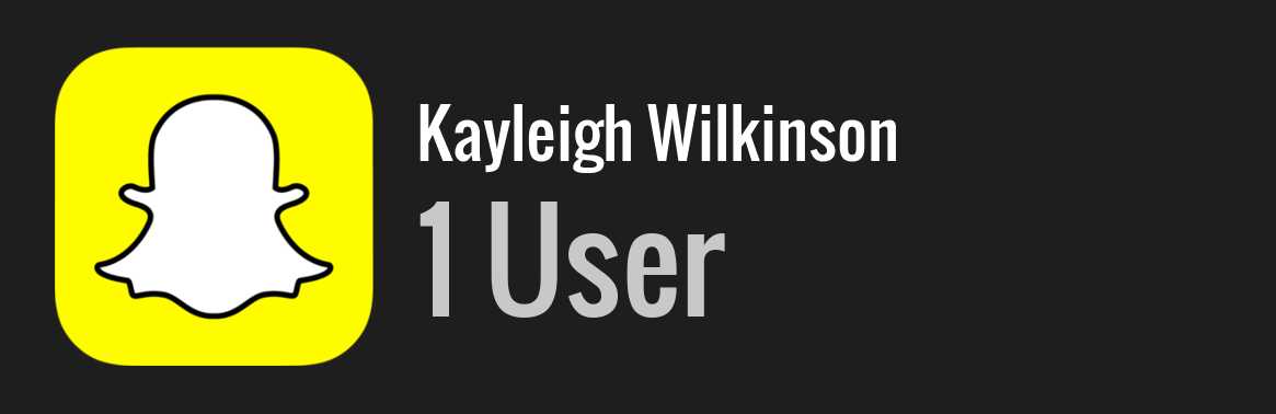 Kayleigh Wilkinson snapchat