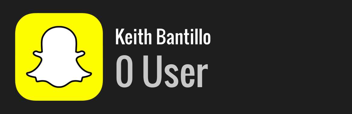 Keith Bantillo snapchat