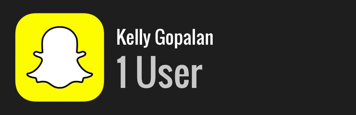 Kelly Gopalan snapchat