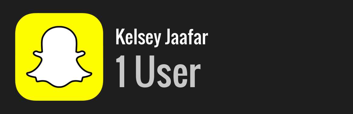 Kelsey Jaafar snapchat