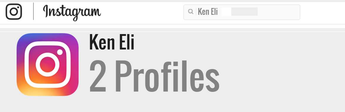 Ken Eli instagram account