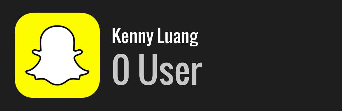 Kenny Luang snapchat