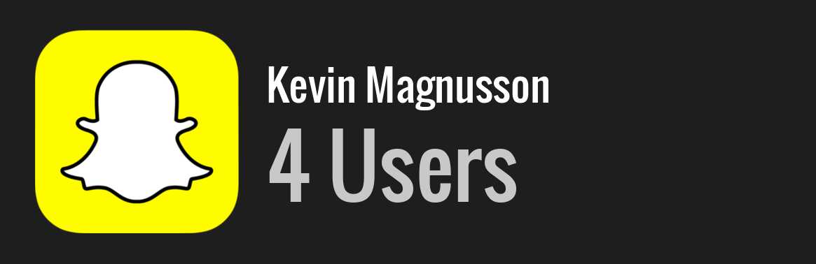 Kevin Magnusson snapchat