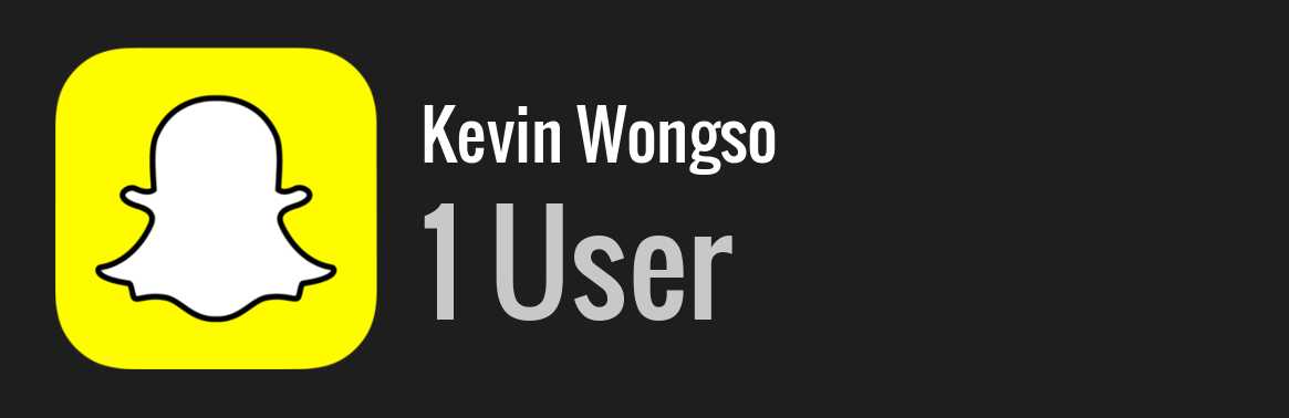 Kevin Wongso snapchat