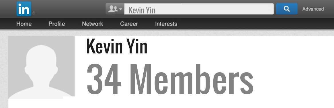 Kevin Yin linkedin profile