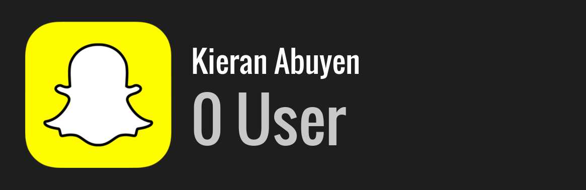 Kieran Abuyen snapchat