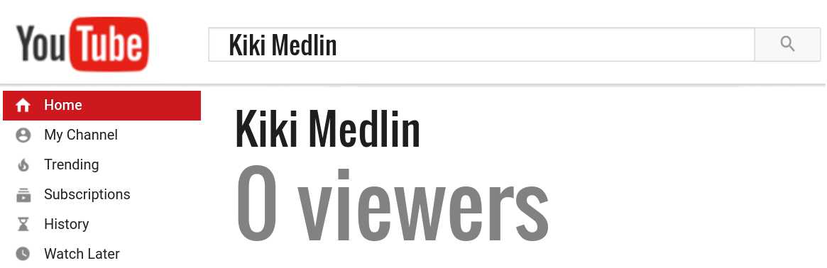 Kiki Medlin youtube subscribers