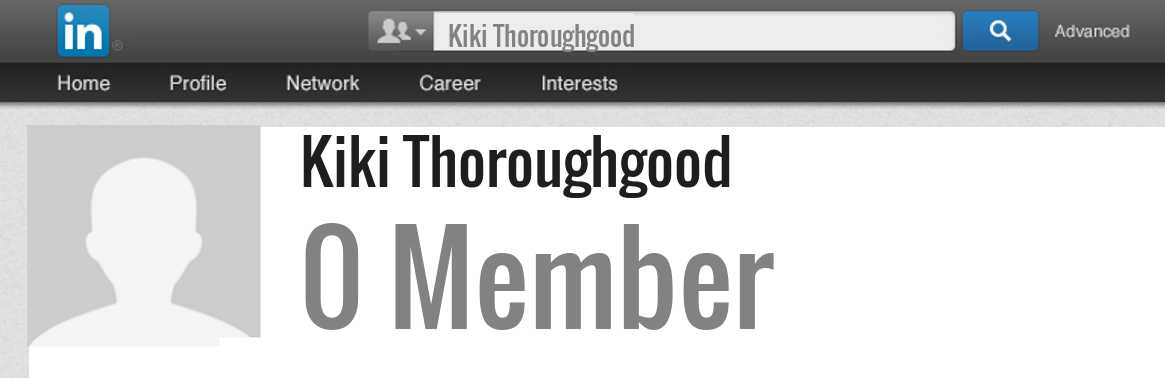 Kiki Thoroughgood linkedin profile