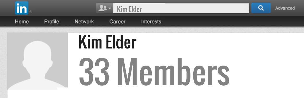 Kim Elder linkedin profile