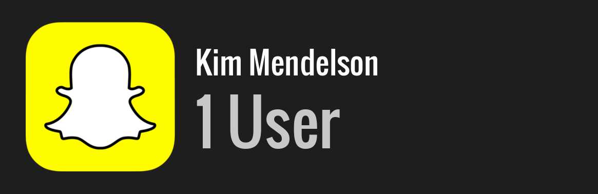 Kim Mendelson snapchat