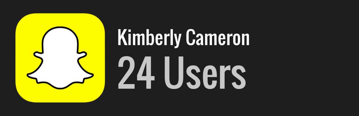 Kimberly Cameron snapchat