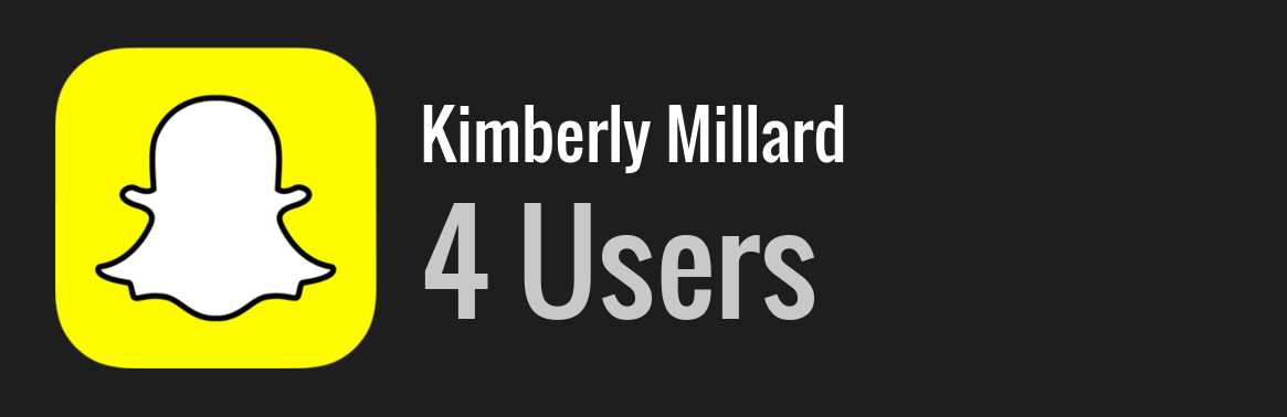 Kimberly Millard snapchat