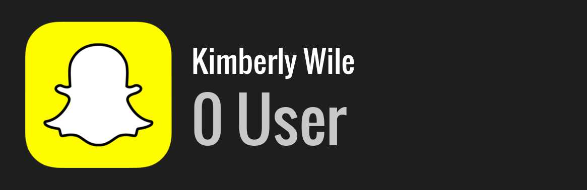 Kimberly Wile snapchat