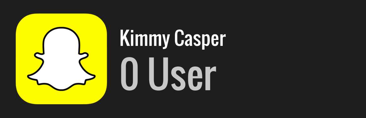 Kimmy Casper snapchat