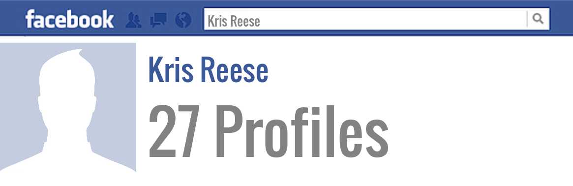 Kris Reese facebook profiles