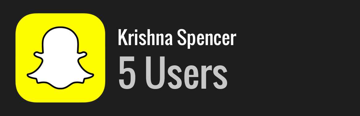 Krishna Spencer snapchat