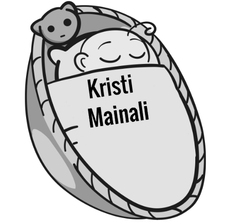 Kristi Mainali sleeping baby