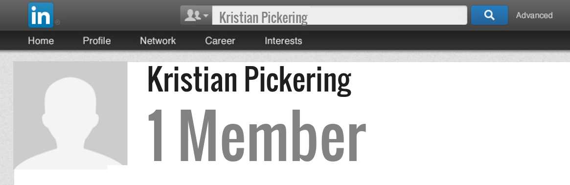 Kristian Pickering linkedin profile