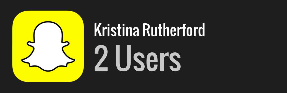 Kristina Rutherford snapchat