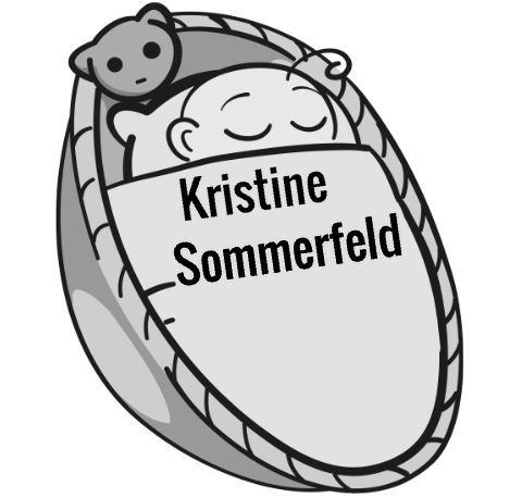 Kristine Sommerfeld sleeping baby