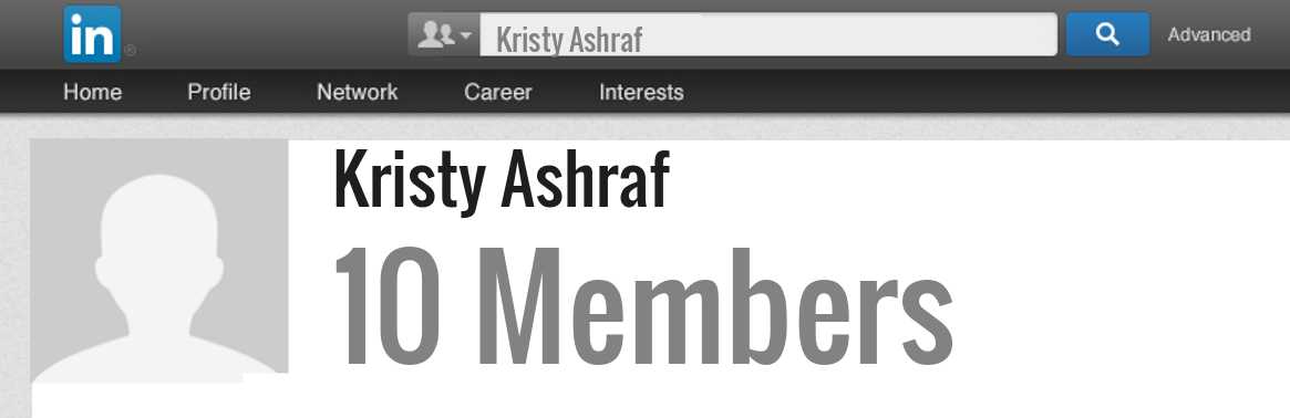 Kristy Ashraf linkedin profile