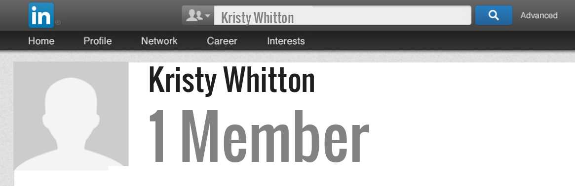 Kristy Whitton linkedin profile
