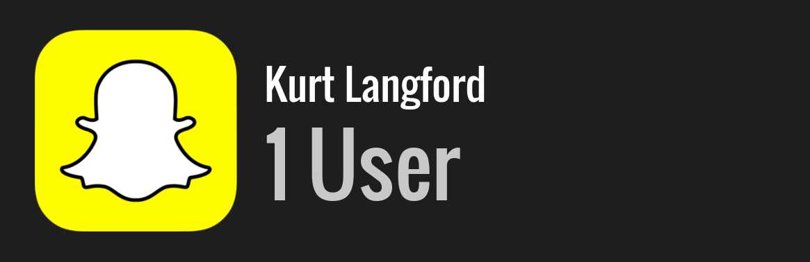 Kurt Langford snapchat